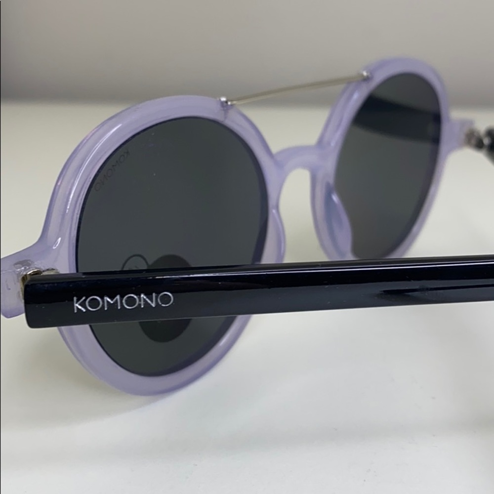 Komono Girl's Sunglasses Round Purple Black NEW - Picture 9 of 14